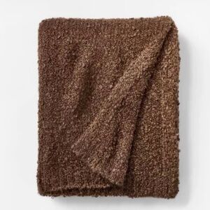Boucle Throw Blanket Dark Brown  - Threshold™ designed with Studio McGee